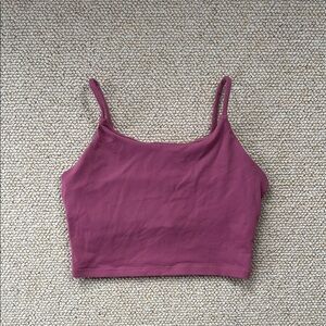 Women's pinkish purple athletic tank
